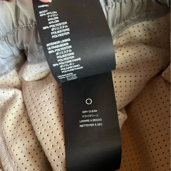 FEAR OF GOD ESSENTIALS Nylon Track Shorts in Silver - Picture 10 of 11